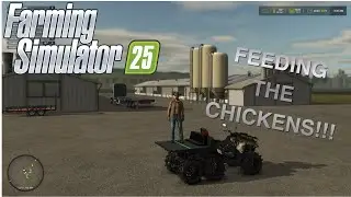 Feeding The Chickens! - Michigan Man - Ep4 | Farming Simulator 25