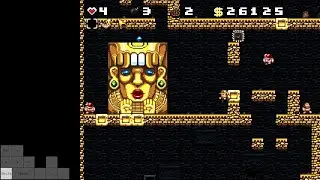 Beating Spelunky Classic's Hard ending with NO ITEMS!