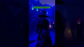 THE GREEN WITCH! 👀 #sarahmarshall #greenwitch #knottsscaryfarm #halloween #2024 #haunted #ghosttown