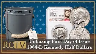 Unboxing First Day of Issue 1964-D Kennedy Half Dollars