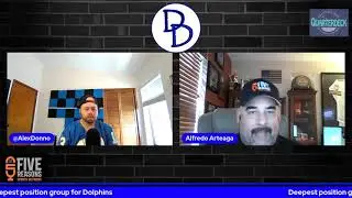 Alfredo Arteaga from 3 Yards Per Carry on Miami Dolphins | Donno Daily Show