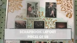 2021 National Scrapbooking Day ||| Pieces of Us [Ali Edwards Project] ||| Scrapbooking Layout