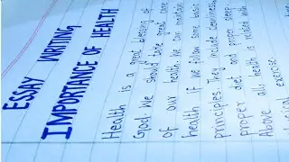 Importance Of Health Essay | essay importance of health in English