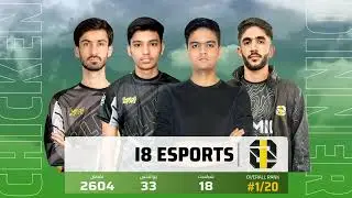 TEAM i8 ESPORTS 18 KILLS WWCD 🥵🔥 i8 DOMINATING PMPL PAK