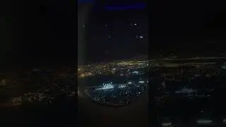 Above the city, where dreams and lights collide ✨🌆 #DubaiNights #CityFromAbove #NightSkies