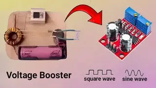 High Voltage Booster Using TIP41C & Frequency Generator|3.7V to 21V powerful DIY DC Voltage Booster