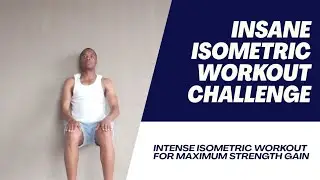 INSANE Isometric Workout 🔥 (6 Static Holds That Will Destroy Your Muscles!)