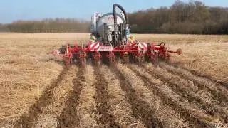 Gülle Strip-Tillage Hante Agrarservice von 2011 bis 2016