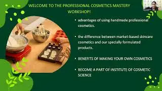 Skincare Formulation Course at the Institute of Cosmetic Science
