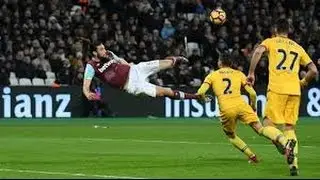 Andy Carroll amazing bicycle kick goal vs Crystal Palace