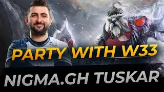 Nigma.Gh plays Tusk with w33 | Full Gameplay Dota 2 Replay