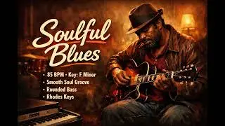 Soul Blues Backing Track | F Minor | 85 BPM | Warm & Emotional Groove