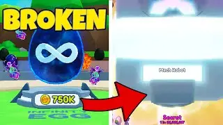 BROKEN NEW Infinity Egg Gave INSANE OP Pets.. (Bubble Gum Simulator INFINITY)