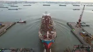75000dwt LR1 Panamax chemical product oil tanker. #chemicaltanker #oiltankers 