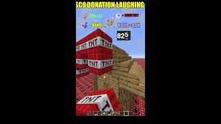 Minecraft TNT Village #shortlive