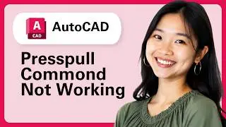 Learn AutoCAD Presspull Commond Not Working | AutoCAD Presspull Problem