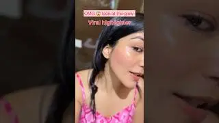 😱 Trying viral Renee shine highlights stick OMG 😱 #reneecosmetics #yt #makeupproducts #highlighter