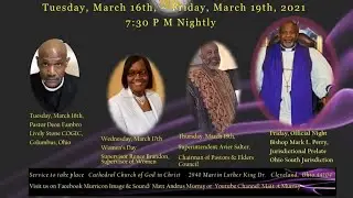 67th Ohio Southern Jurisdiction Workers Meeting of 2021_Tuesday Night