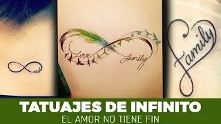 Tatuajes del símbolo infinito que representa el amor sin fin