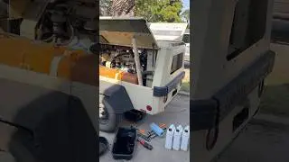 Ingersoll Rand P185WJD Fluid and Filter Change - 15 Years Sitting