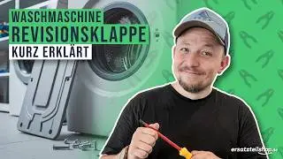 Waschmaschine &ouml;ffnen: defekte Teile &uuml;ber die Revisionsklappe leicht tauschen. So geht's!