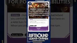 Riftbound the League of Legends TCG Keywords Explained Hidden #riftbound #leagueoflegends #riotgames