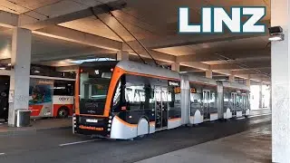 Linz Trolleybus | Hauptbahnhof Haltestelle