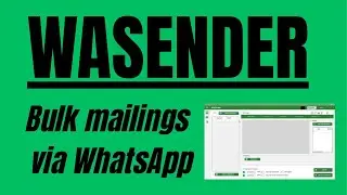 WASENDER bulk mailing tool