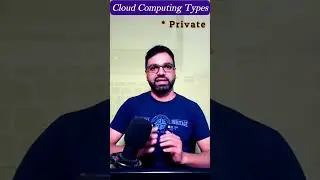 Cloud Computing Types in Hindi | Cloud Computing Types Definition | #shorts | Hindi | #short