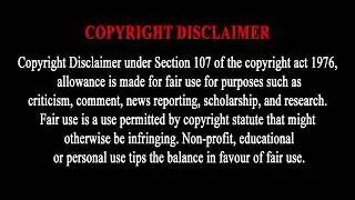 Disclaimer for Copyright in 4K | Copyright Disclaimer HD | Royalty Free - No Copyright Free to Use