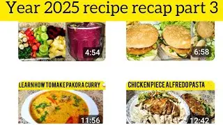 ✨Last year 2025 recipe recap | part 3✨😋❤️