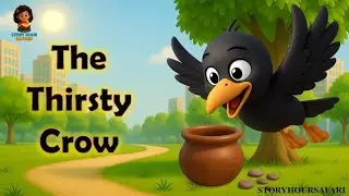 The Thirsty Crow 🐦 | | English Moral Story for Kids 📖