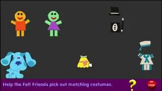 Let's Play Blue's Clues Felt Friends Dress-Up
