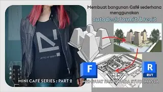 Desain Fasad pada Studi Massa -  Autodesk Revit. #belajarrevit #tutorialrevit #dirumahaja
