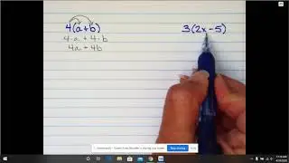 Expanding Expressions with the Distributive Property