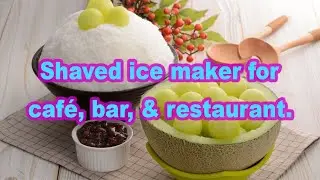 Delicious Snowflake Shaved Ice Maker - bingsu, kakigōri, baobing