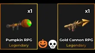 PUMPKIN RPG VS GOLD CANNON RPG [ROBLOX OHIO]
