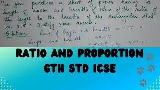 Ratio and proportion: Finding whether ratio of  length and breadth of sheet equals the ratio # Maths