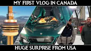 MY FIRST VLOG IN CANADA AND A HUGE SURPRISE FROM USA!
