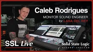 Рабочий процесс SSL Live Monitor от Калеба Родригеса для Ланы Дель Рей (стадион Уэмбли, Лондон)