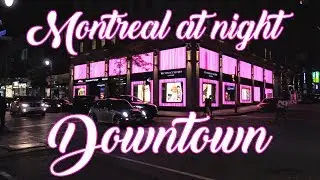 Nightlife in Downtown Montreal (Sainte-Catherine Street West) #montrealdowntown #montreal