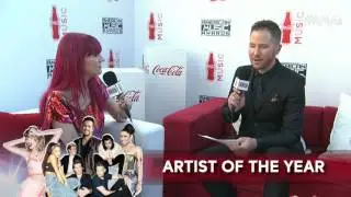 Lyndsey Parker 2nd Red Carpet Interview - AMAs 2015