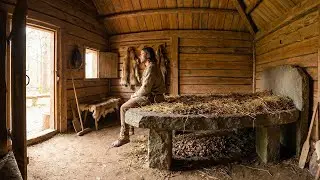 One Man Built a Full Stone Bed Without Any Machines