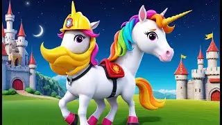 Firefighter Unicorn Saves the Dream Castle 🦄🚒 | 3D Animated Nursery Rhyme | Fun Song for Kids 2025