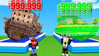 NOOB SCHIFF vs. PROFI SCHIFF BATTLE in Minecraft