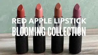 New Spring Red Apple Lipstick Collection PR + Swatches!