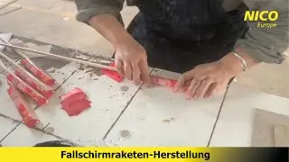 NICO Europe - Herstellung der NICO Fallschirmraketen