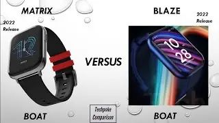 boat matrix vs boat blaze🔥 | under 4500 which is better | amoled vs IPS🤔 #comparison #techpoke