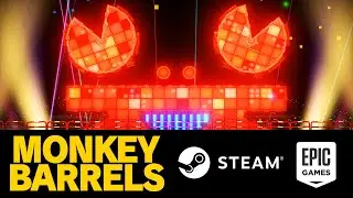 MONKEY BARRELS - PC ver. Official Trailer [STEAM / EPIC GAMES]
