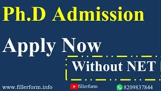 How to Apply Phd admission 2021 | PHD full Infomation | ph.d entrance test 2020 | ph.d course